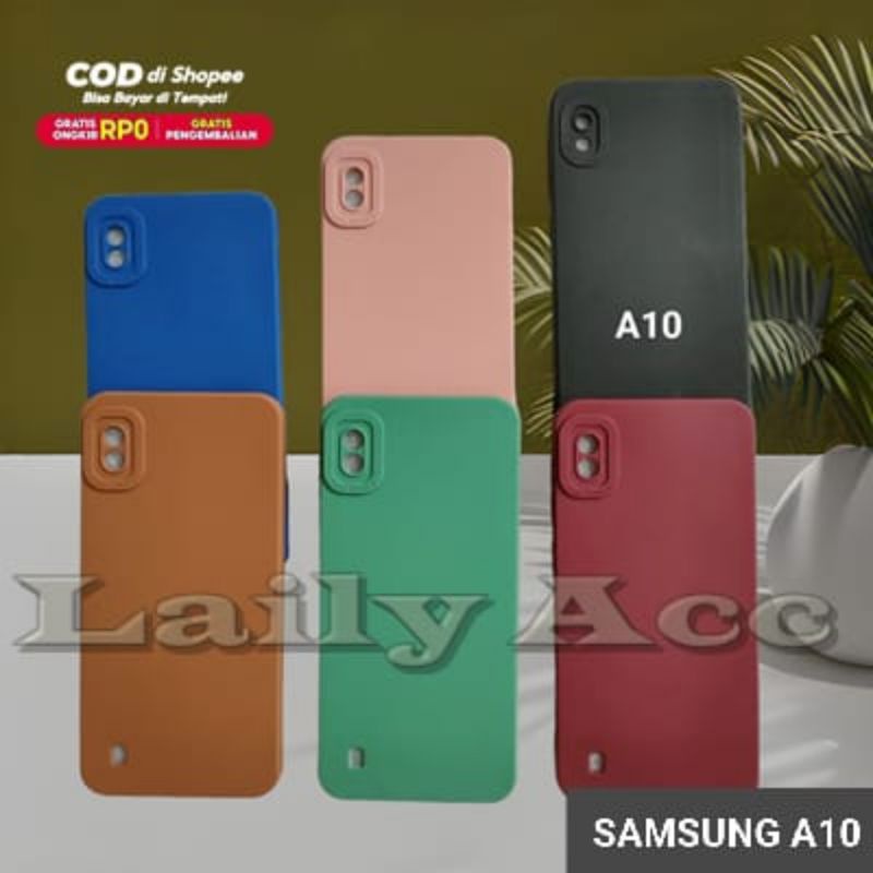 Case Slikon pro Camera Samsung A10 Case Macaron