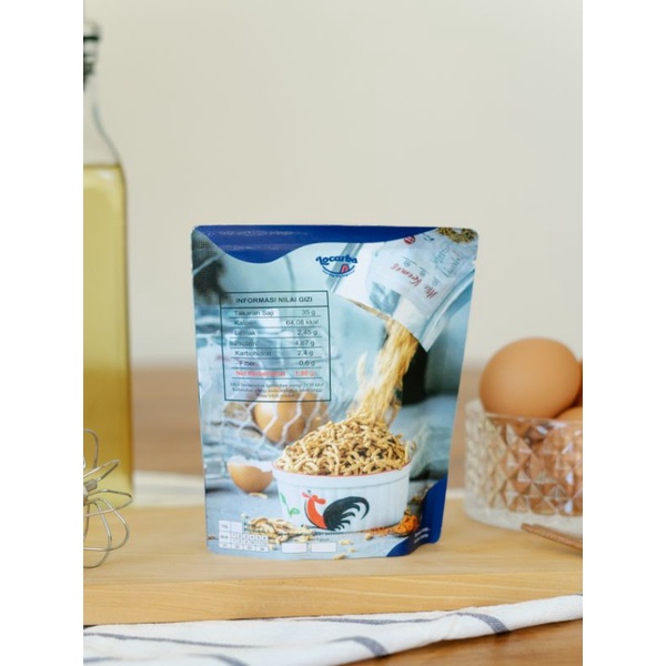 

MIE KREMES KETO DIET - CEMILAN SEHAT RENDAH KARBOHIDRAT