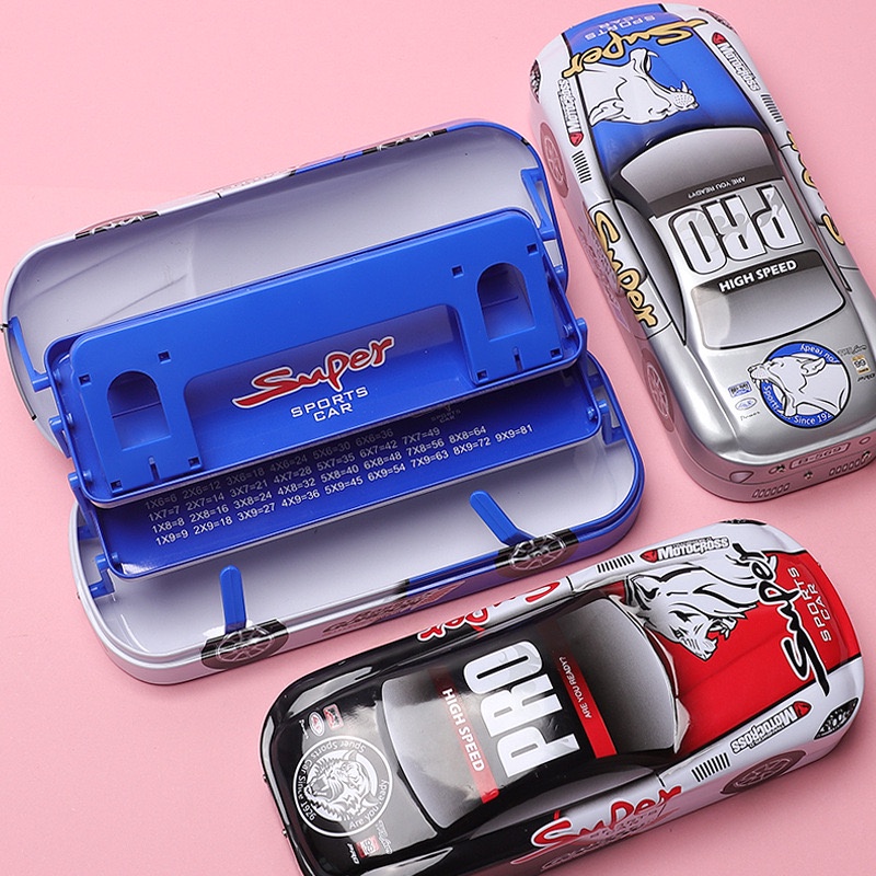 

Tempat Pensil Mobil Kaleng Set 2 Susun / 2 Tingkat TOYSFORHOME