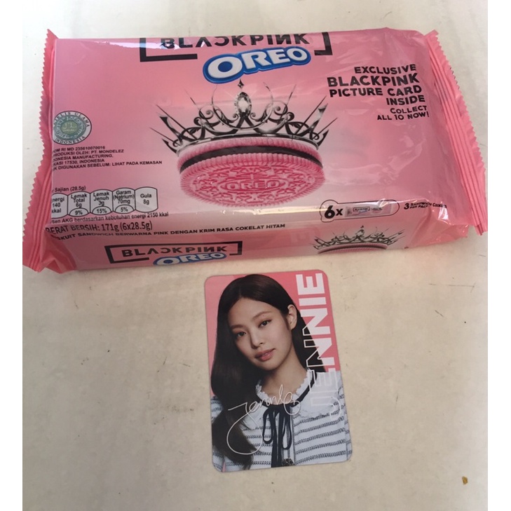 

Oreo BlackPink limited edition Dapat 1 photo card random