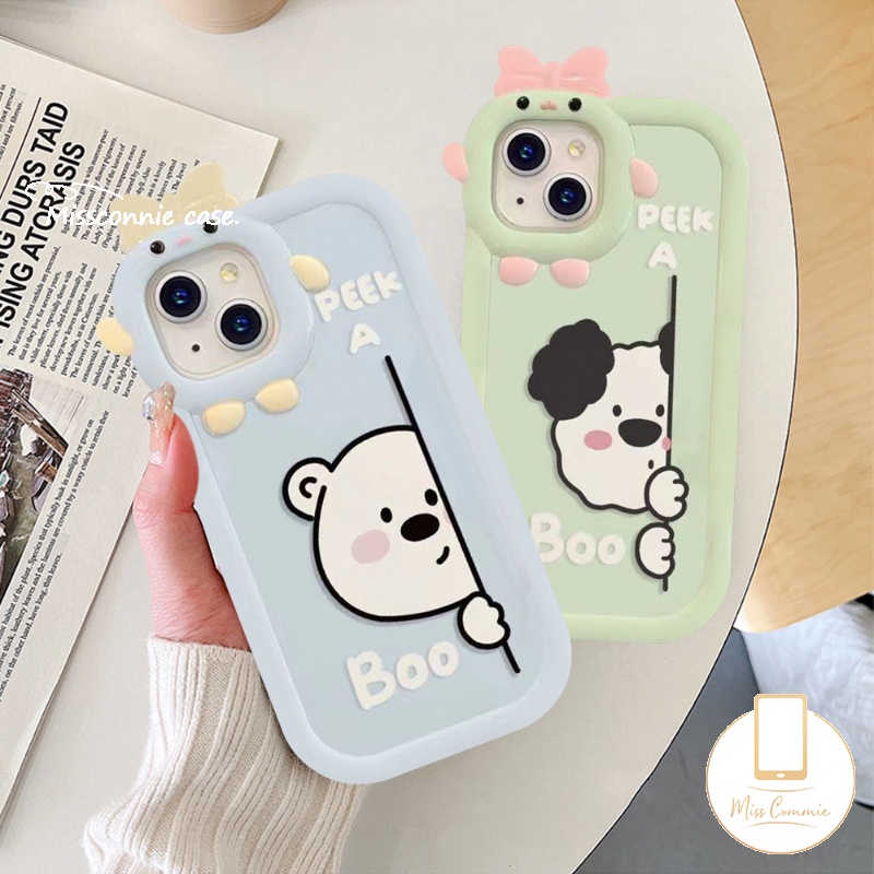 Soft Case Motif Monster 3D Untuk VIVO Y20 Y22s Y15s Y02s Y22 Y35 Y17 Y33s Y11 Y16 Y21 Y12 Y12i Y15 Y55 Y75 V25E V23E V23 Y20 Y15 Y30 Y31 Y15 Y20