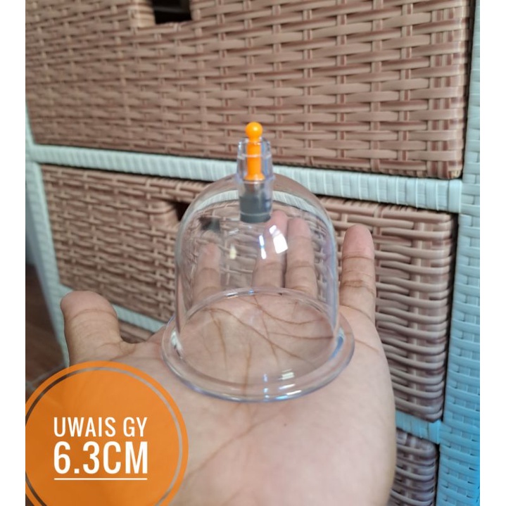 kop bekam satuan B3 (6.3 cm) di cup tertulis angka 2