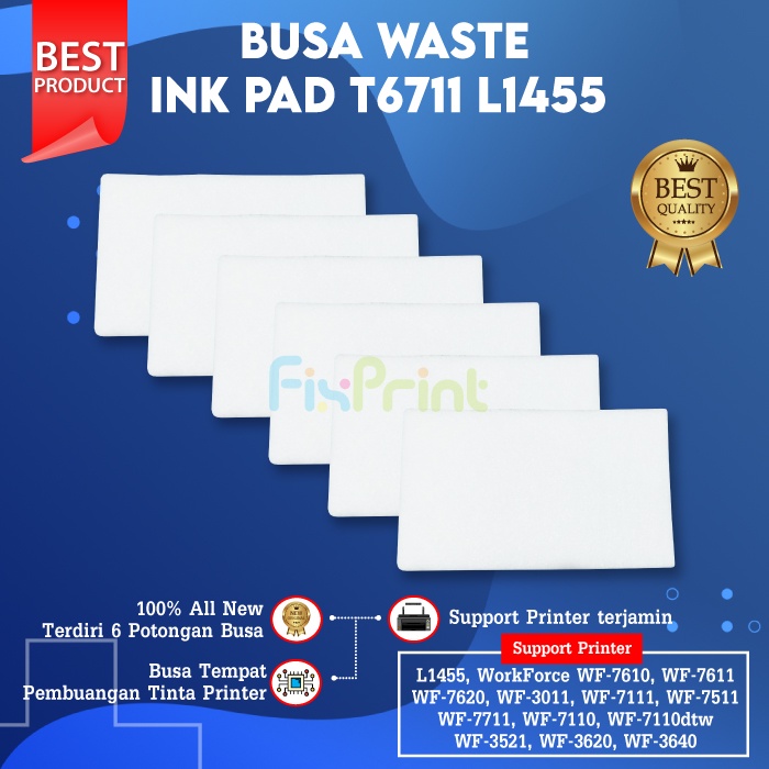 Busa Waste Ink Pembuangan Printer E WorkForce WF-7610 WF-7611