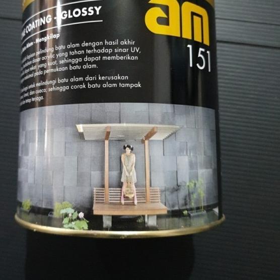 Cat vernis pelapis batu alam stone coating AM 151 AM151 clear gloss