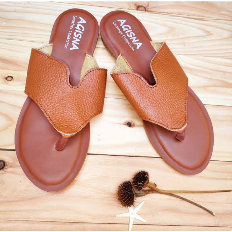 SANDAL KULIT ASLI WANITA SANDAL PAPIRUT GARUT SANDAL KULIT ASLI WANITA MODEL PAPIRUT GARUT