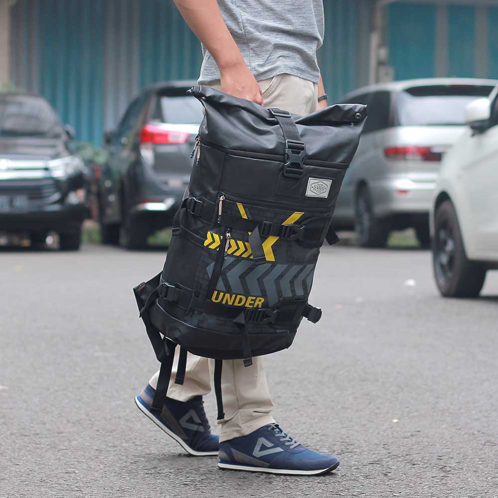 tas ransel pria murah,tas backpack murah,tas kuliah sekolah B plus raincoat BA123