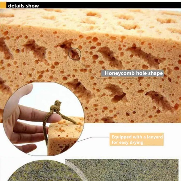Spons Smart Sponge Busa cuci mobil Motor Piring Wash size Besar Jumbo