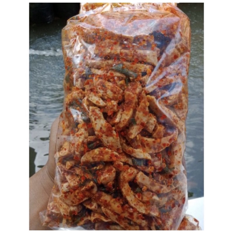 

Basreng Pedas Daun jeruk 500 gram