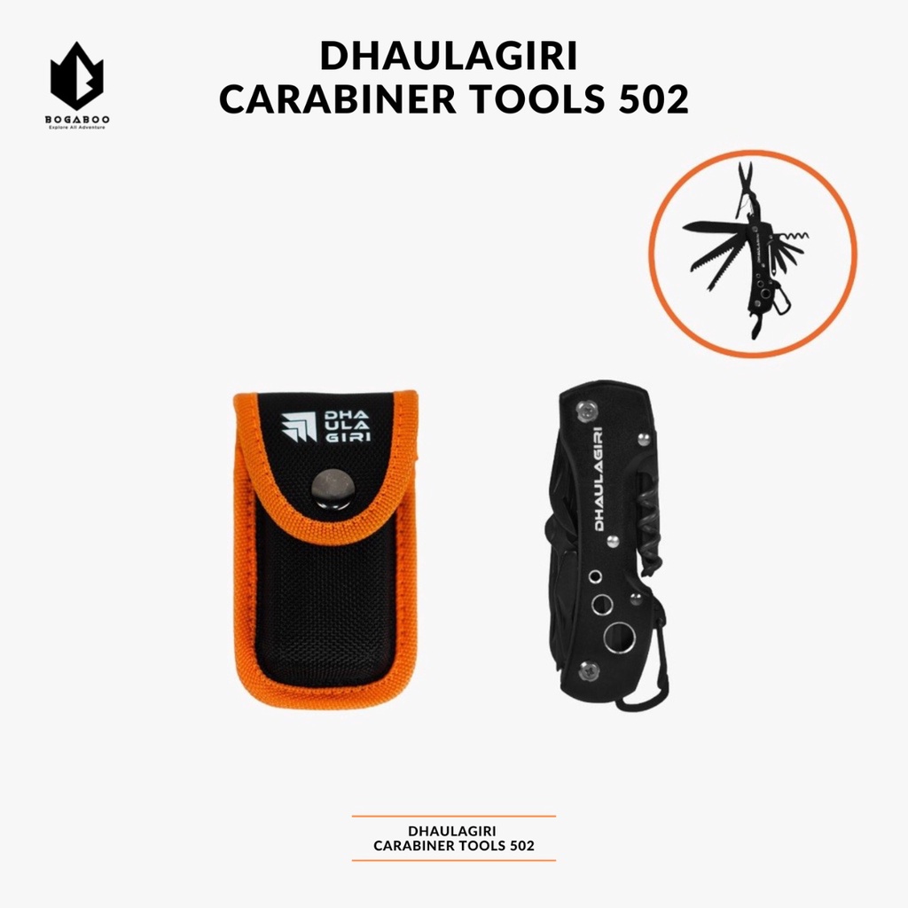 COD Carabiner Dhaulagiri - Dhaulagiri Carabiner Tools 502 Multitools Camping Outdoor