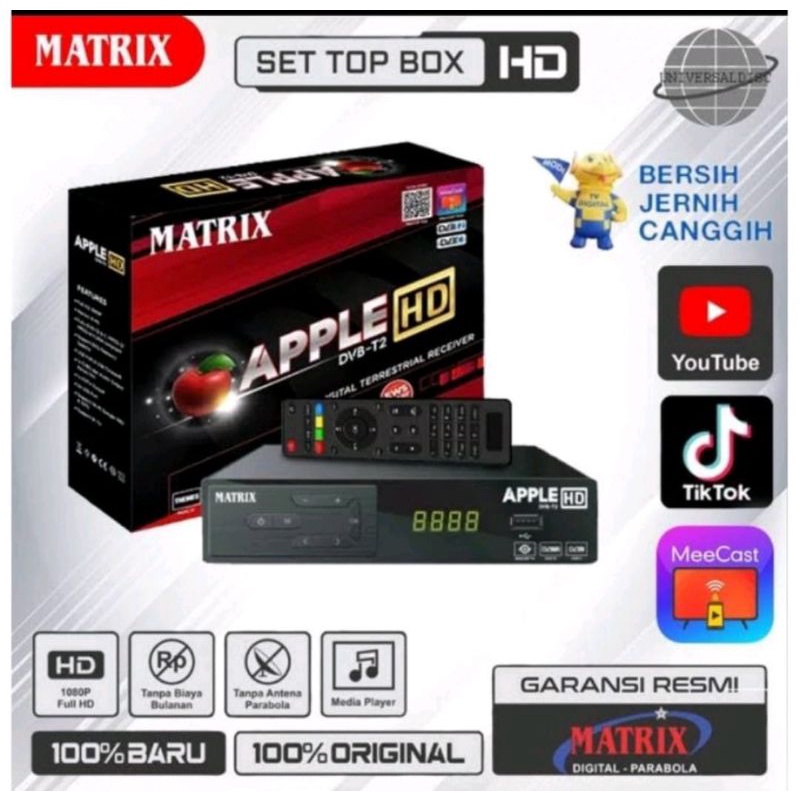 Matrix Apple STB Set Top Box HD DVB-T2
