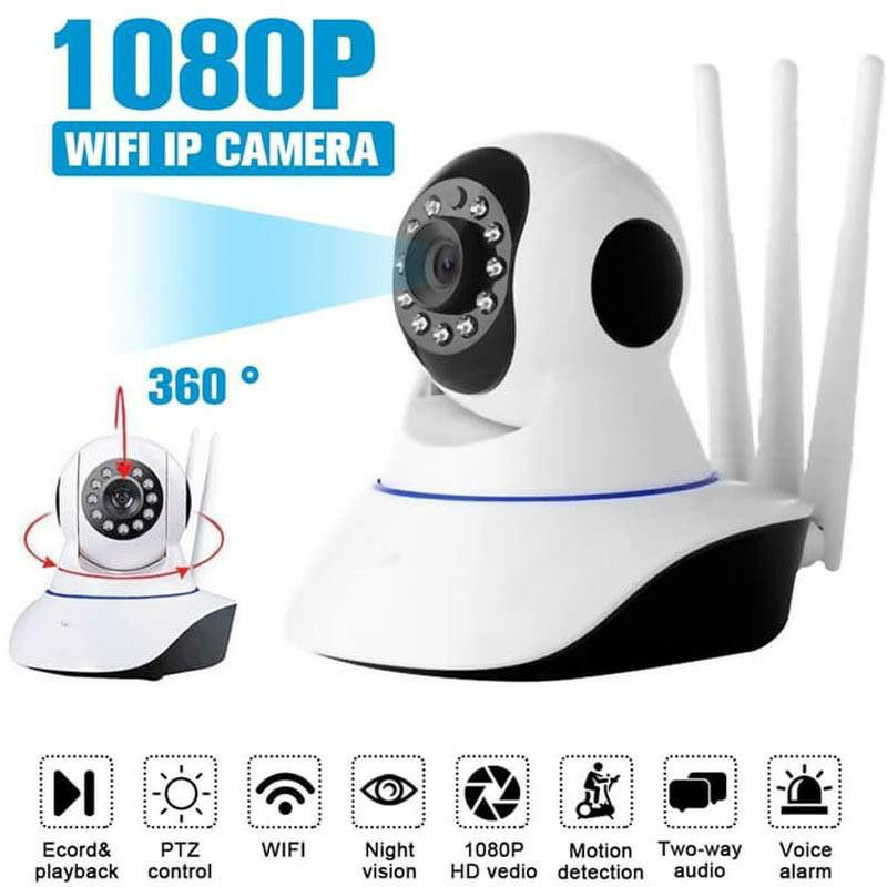 CCTV 3 Antena V380 IPCAM Wifi Smart CCTV Camera Indoor CCTV