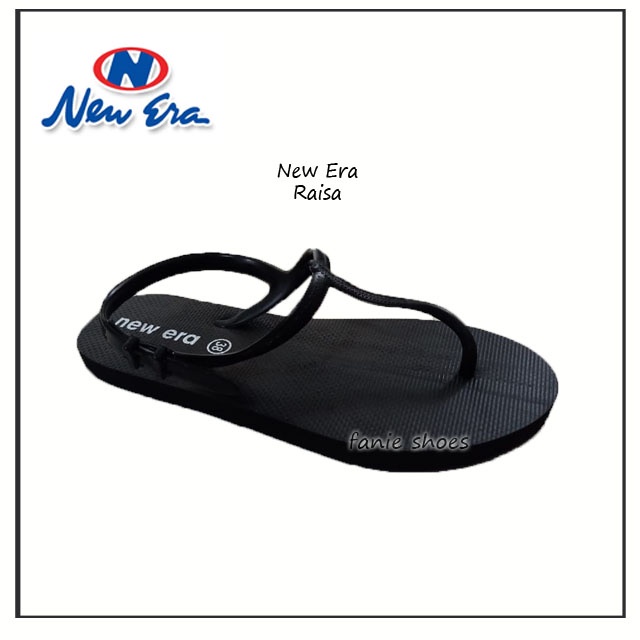 New Era Raisa Hitam 37-40 / Sandal Sehari-hari Wanita Dewasa