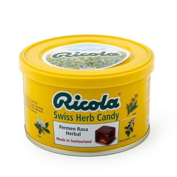 

TERLARIS RICOLA Swiss Herb Lozenges Original Herb Sugar Free Candy 100gr /PERMEN LUNAK/PERMEN VIRAL/PERMEN MILO/PERMEN YUPI/PERMEN JADUL/PERMEN KARET