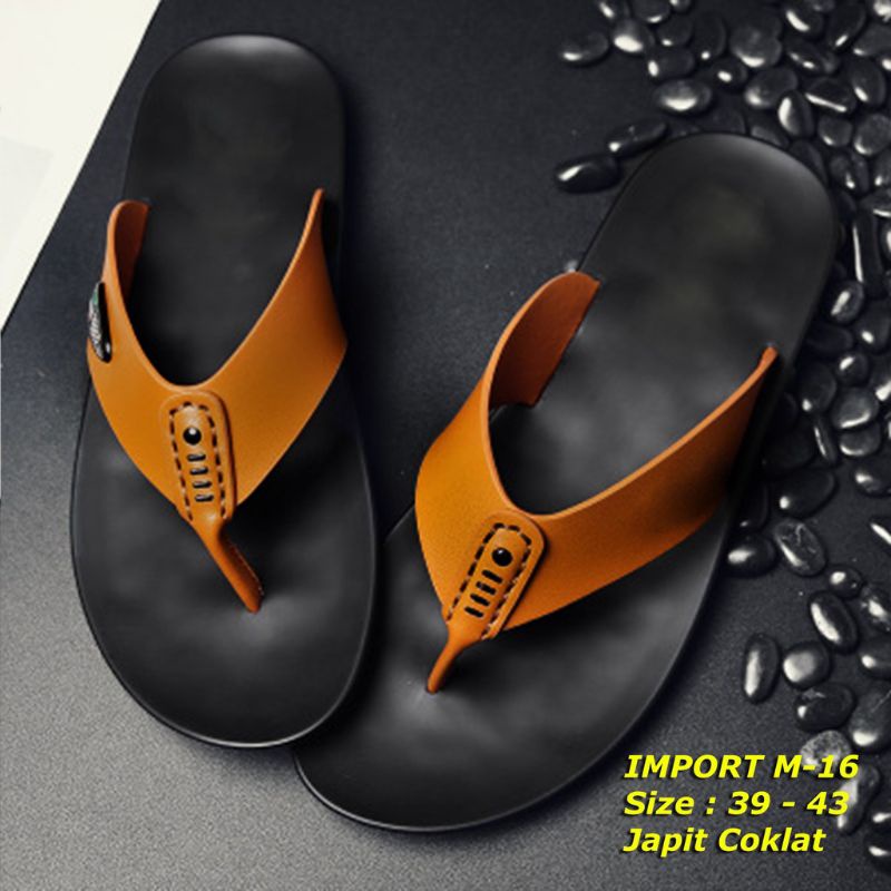 Sandal Clasik Pria Import/Sendal Japit Pria Terbaru Sandal Keren Sendal klasik