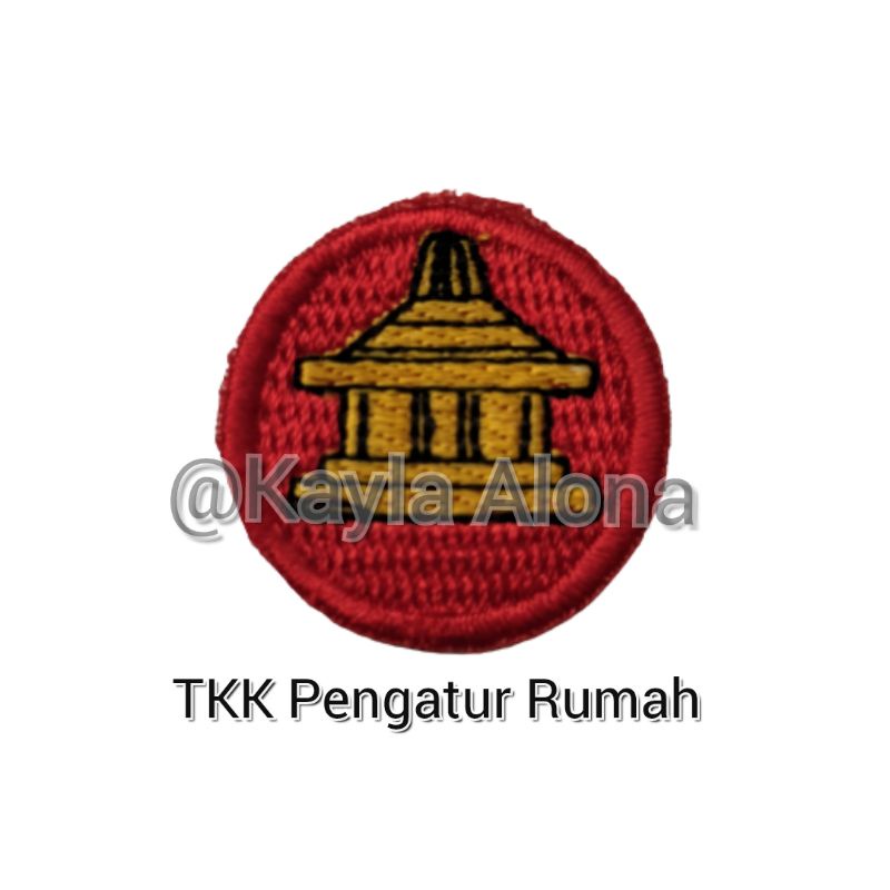 BET / BADGE TKK WAJIB PURWA PENGGALANG ( 1 PAKET = 10 TKK WAJIB )