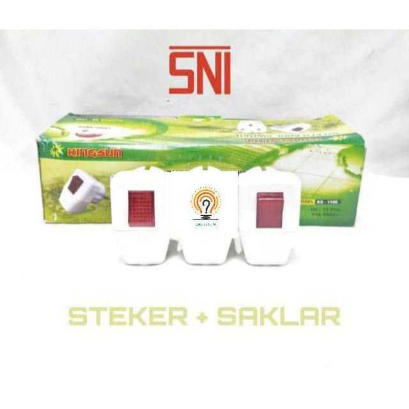 Saklar Steker Arde Switch On off Arde Lampu