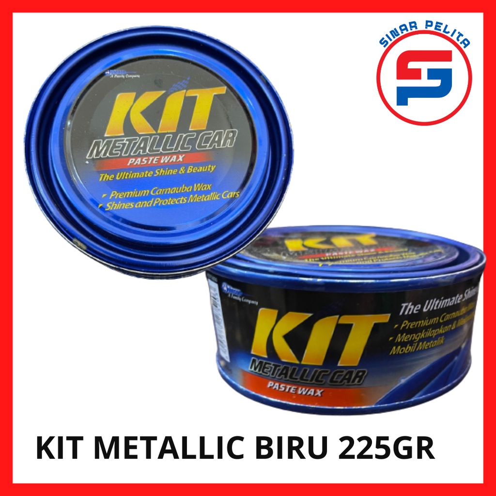 KIT POLES METALLIC CAR WAX 225GR / KIT PASTE / WAX / KIT PINRANG/
