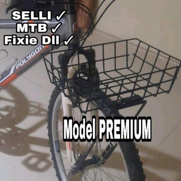 keranjang sepeda mtb / kranjang sepeda mtb / bagasi depan sepeda mtb - klasik