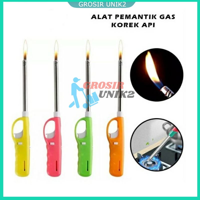 Alat Pematik Api / Gas Korek Api Kompor Lilin Lighter / Pemicu Minyak Gas