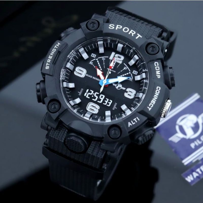 Jam Tangan Sport Viral Terlaris Analog Pria Kasual Bisa COD