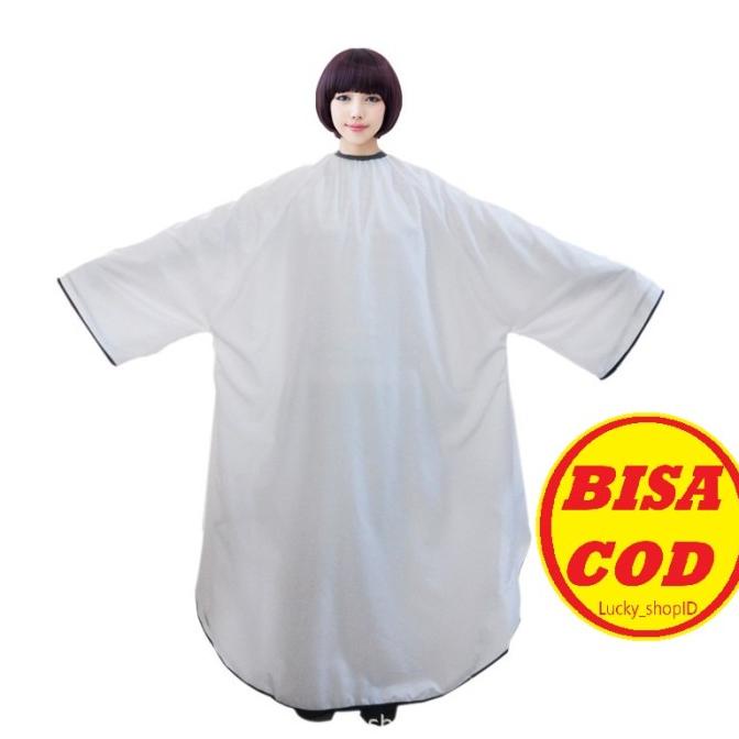 kain Penutup potong rambut Kain Kap Kep Kip Cape model baju lengan
