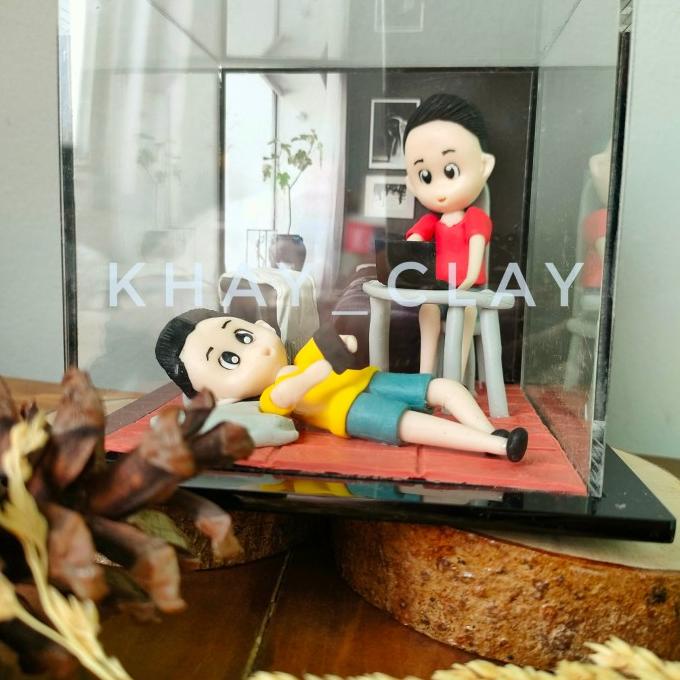 custom clay 2 figure + aklirik