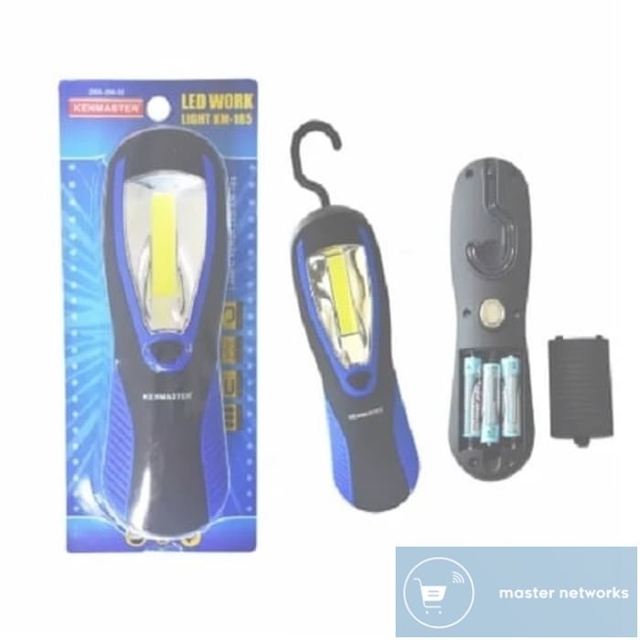Kenmaster KM-185 Lampu Kerja LED Emergency Work Baterai AA x 3 Pcs 3W