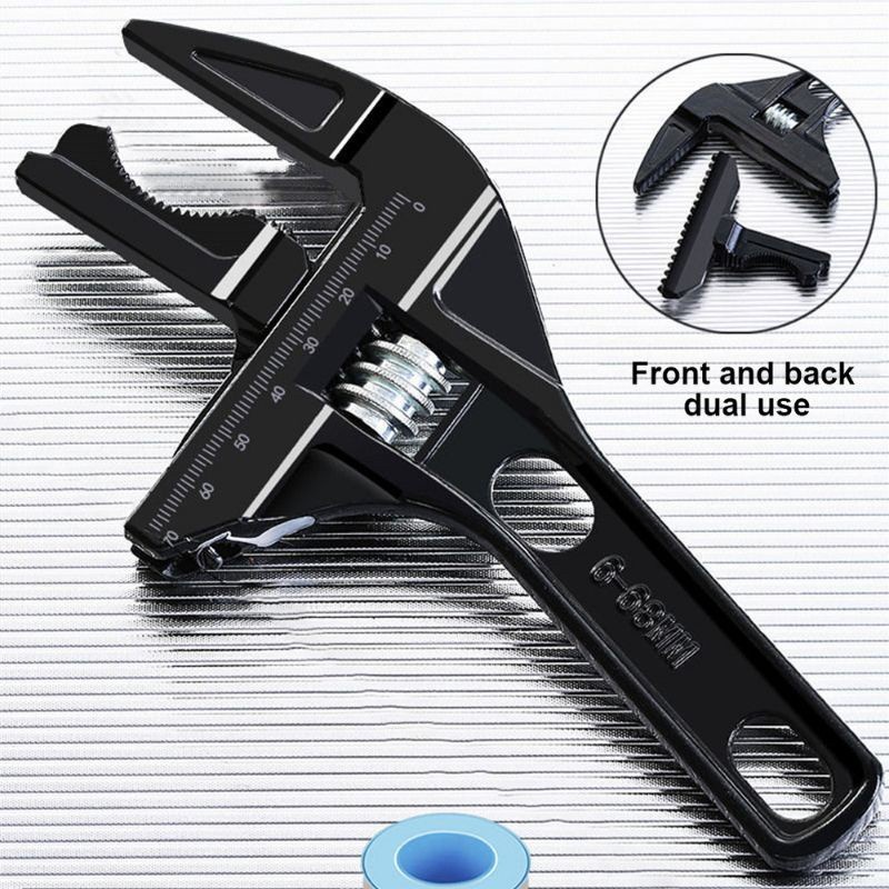 Kunci Inggris Kunci Pas Kunci Pipa Universal Adjustable Wrench Spanner 6-68mm