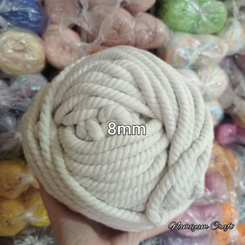 Tali katun 8mm /  tali katun 10mm 1kg