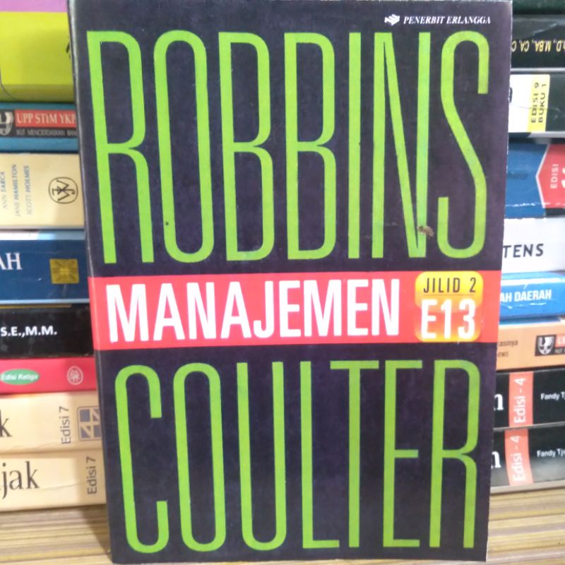 

Manajemen Edisi 13 Buku 2 By Robbins Coulter