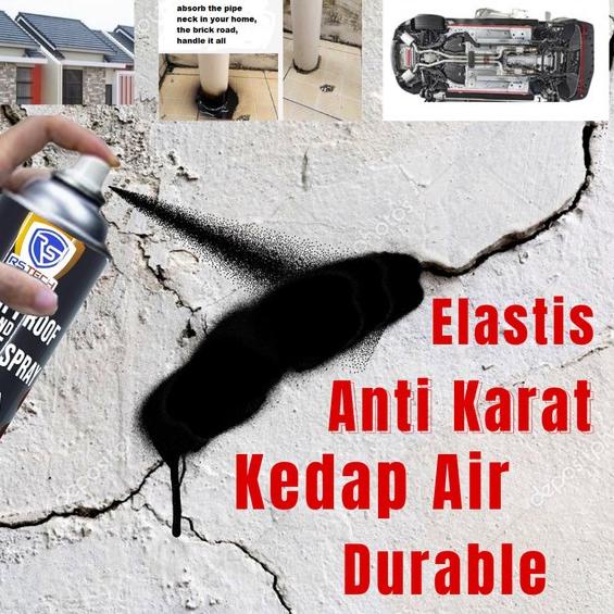 

PROMO Rubber Sealant Spray 500ML Original Lem Penambal Atap Anti Bocor - Putih