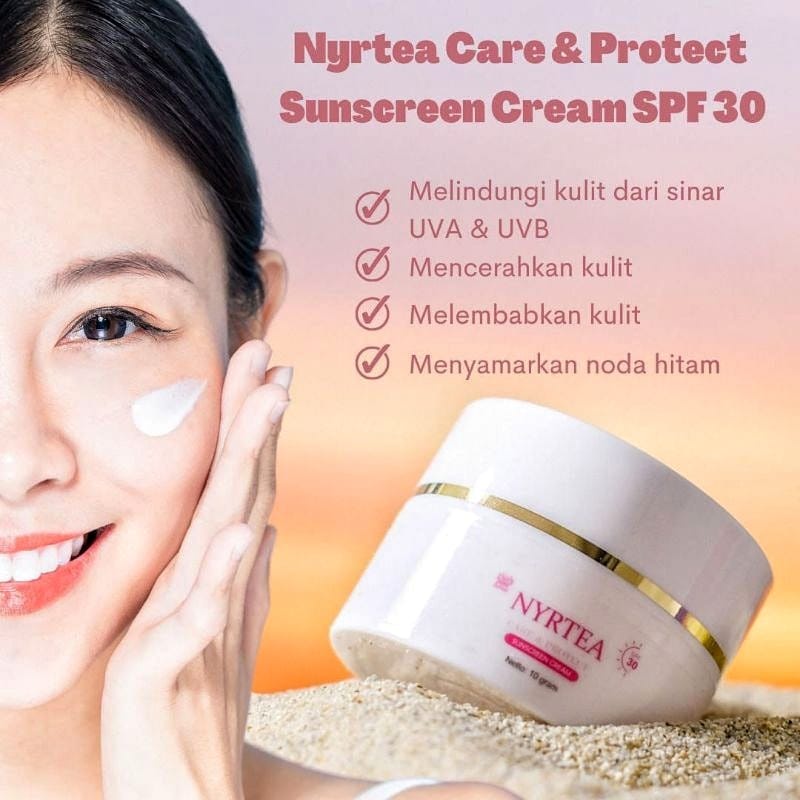 Nyrtea Sunscreen Cream Original 100% Asli Member Resmi