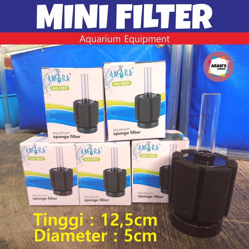 Jual Filter Aquarium Sponge Filter Mini Biofoam Shopee Indonesia