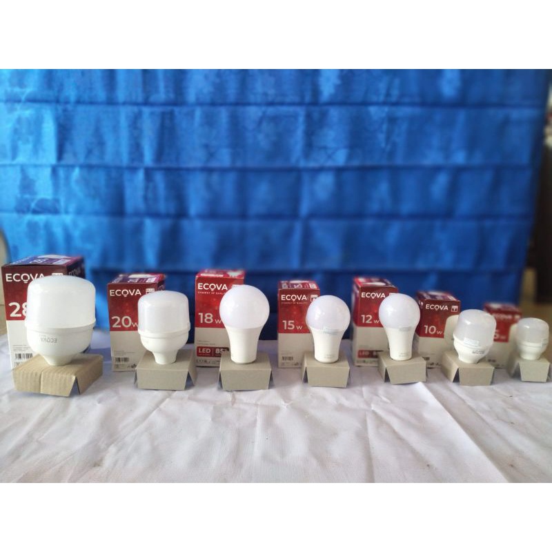Lampu rumahan Ecova 28 Watt LED bulat