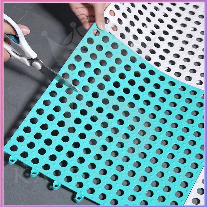 Pet cage mat/anti-skid mat terhubung dengan pola/kucing dan anjing cage mat kucing toilet