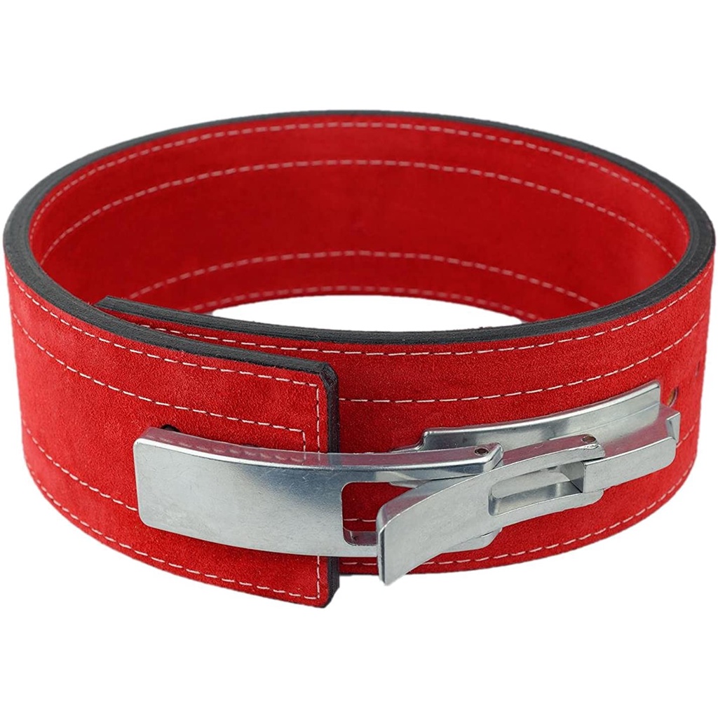 Jual 13mm Powerlifting Lever Belt Real Leather 13 mm Sabuk Angkat Beban