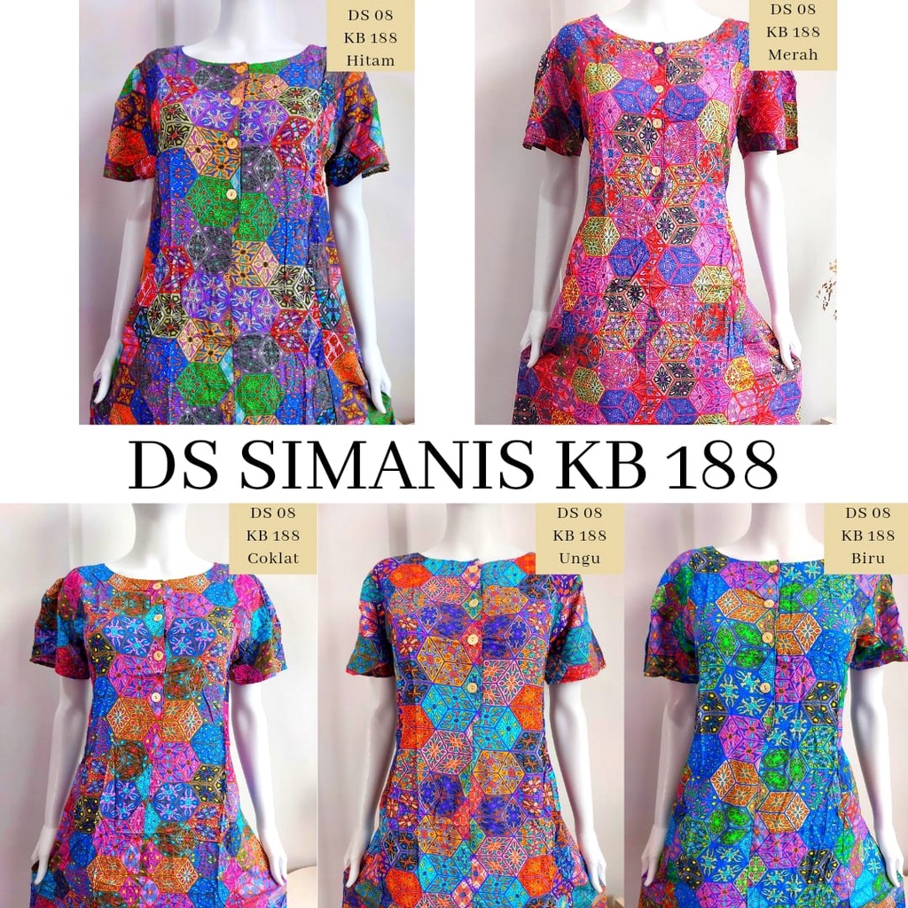 Daster Batik Kudamas Simanis LD 98cm -100cm Busui KB-213