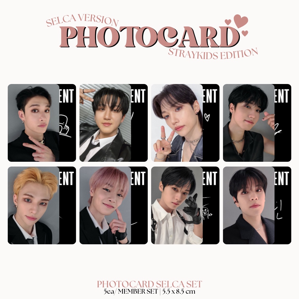 PHOTOCARD STRAY KIDS SELCA MAXIDENT CASE 143 2SISI (ISI 5 PCS + LAMINASI 2 SISI) TANDA TANGAN TTD KPOP IDOL KOREA PREMIUM MURAH UNOFFICIAL BANGCHAN LEEKNOW CHANGBIN HYUNJIN HAN FELIX SEUNGMIN IN READY STOCK !
