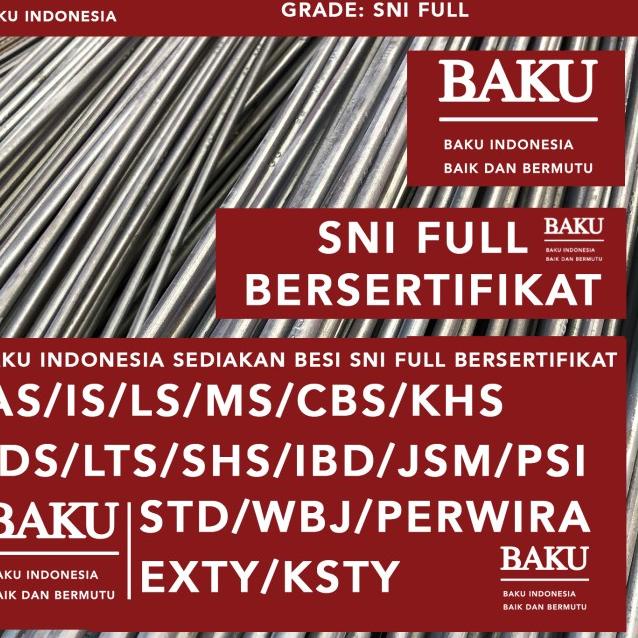 Besi 8 Polos SNI Full / Besi 8 Polos Full SNI / Besi Beton 8 Full SNI