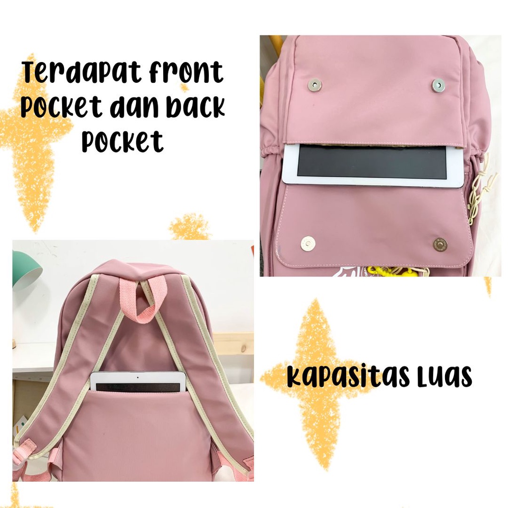 [MTOYS] Free Gantungan Tas -Tas Ransel Sekolah dan Travelling Berbagai Warna Imut dan Lucu Kualitas Premium -M0211