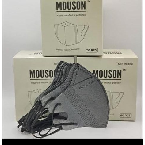 MASKER DUCKBILL MOUSON PUTIH/ MASKER DUCKBILL MOUSON HITAM/ MASKER DUCKBILL PREMIUM