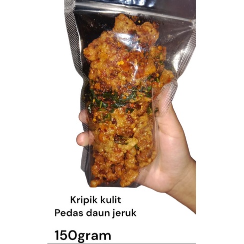 

kripik kulit ayam 150gram pedas/ori