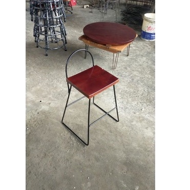 KK01 / KURSI KOTAK / KURSI BAR / KURSI COFFESHOP TINGGI 50CM