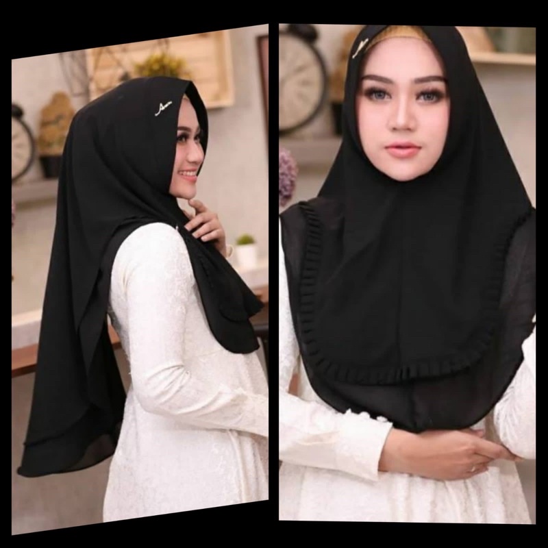 PROMO DISKON 70% HIJAB INSTANT MURAH KHIMAR ARZA LIPIT
