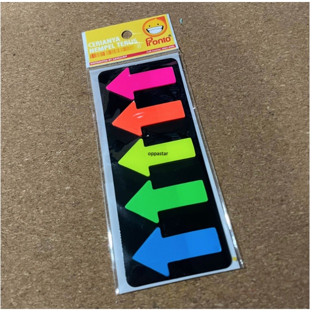 

Stick Notes Pronto Neon Film Arrow Indexer 5 Warna 100 lbr 45529 /Pak