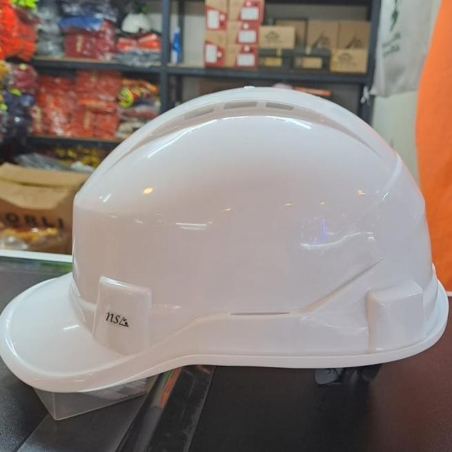 Helm Safety NSA Ventetilasi/ Helm Safety Proyek NSA - Putih