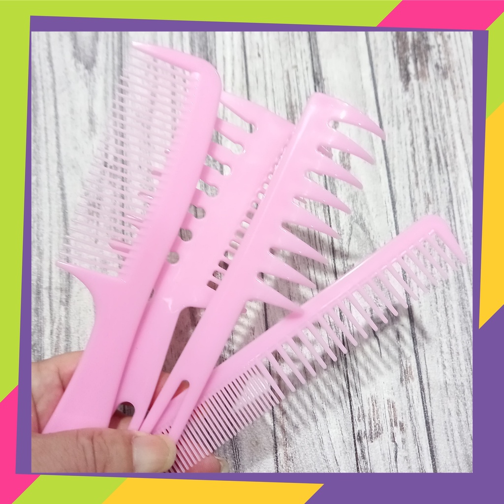 1822 / Sisir rambut salon profesional 1 set 8pcs anti static hair combs