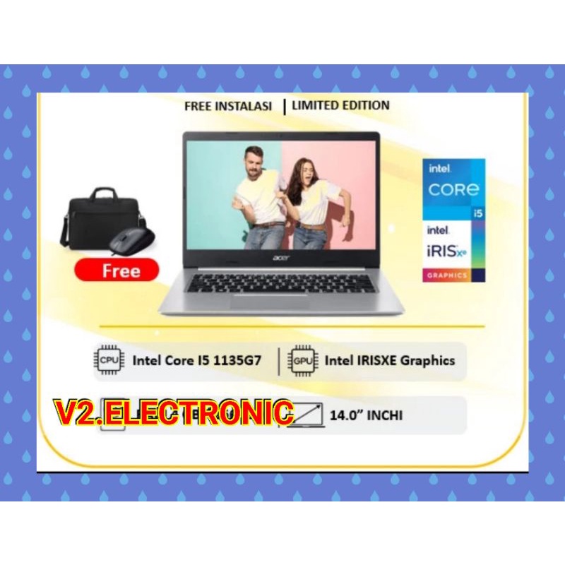 Laptop Acer A514-54 Intel Core i5-1135G7 | RAM 8GB | SSD 512GB | Windows 11