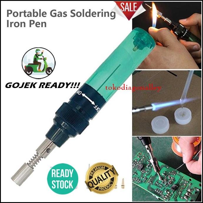 Solder Gas Butane Portable Mini Tanpa Listrik Tanpa Kabel Mini Welding