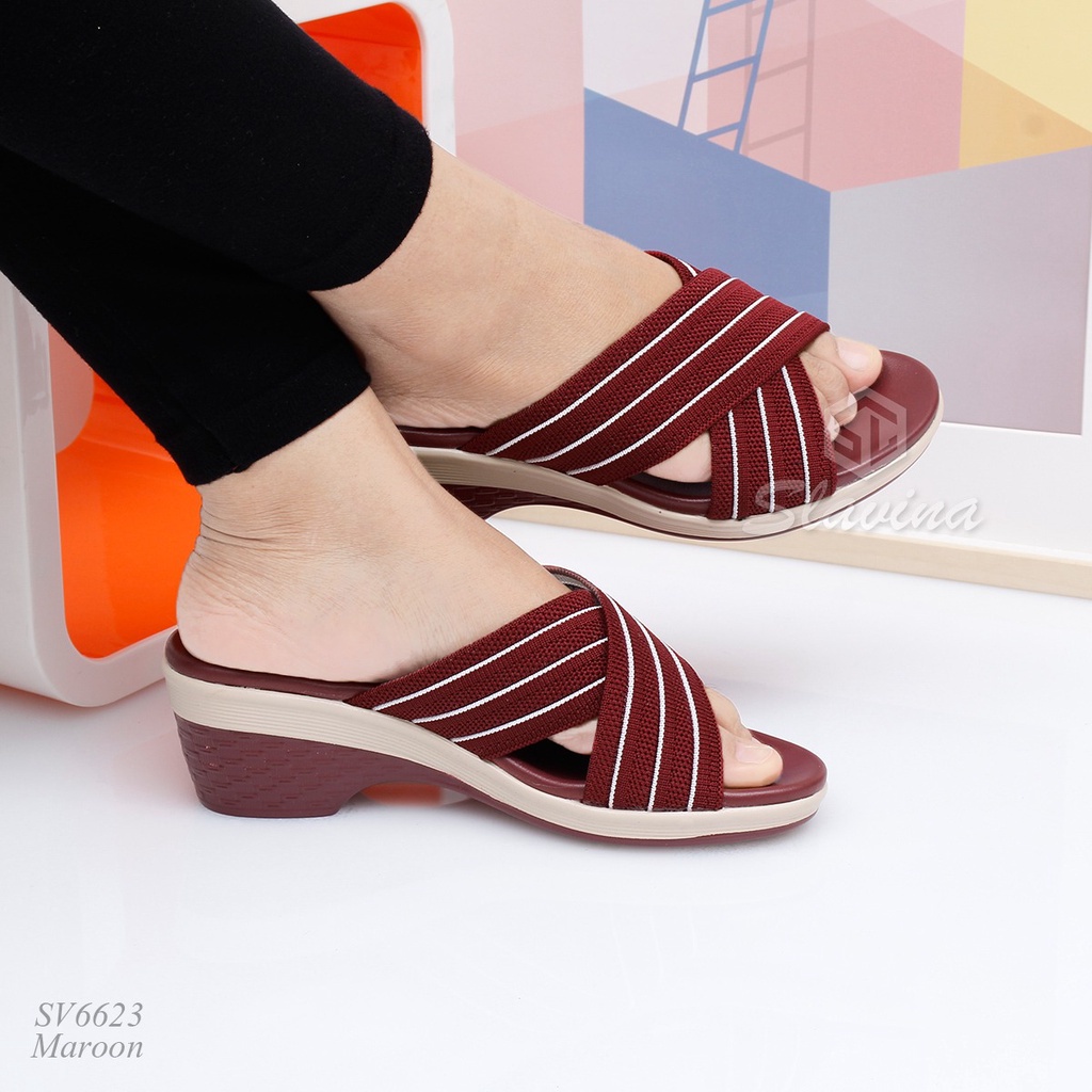 BIG SALE - Ivony Seivona - SV6623 Sandal Slavina Heels Wedges Series